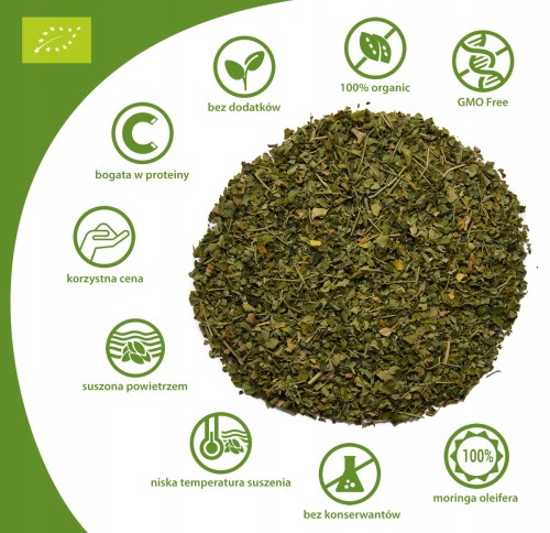 moringa bio liść suszony