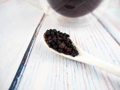 suszone owoce bzu czarnego